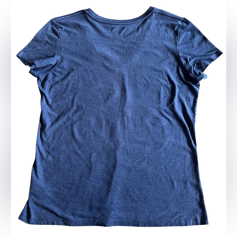 SAN DIEGO PADRES Women’s XL V-Neck Logo T-Shirt Top MLB Genuine Merchandise SD - Picture 5 of 8